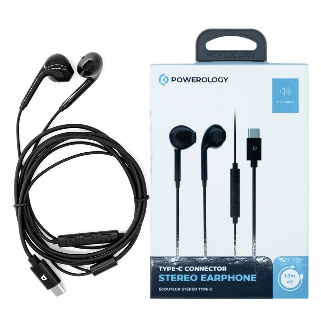Type-C Stereo Earphones - Wired Earbud