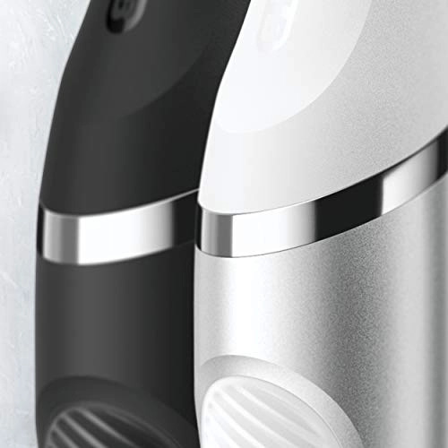 Clic - Chrome Black 2 Replaceable Brush Heads Magnetic Holder