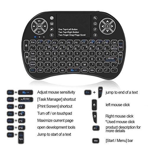 Mini Wireless Backlit Keyboard - Wireless