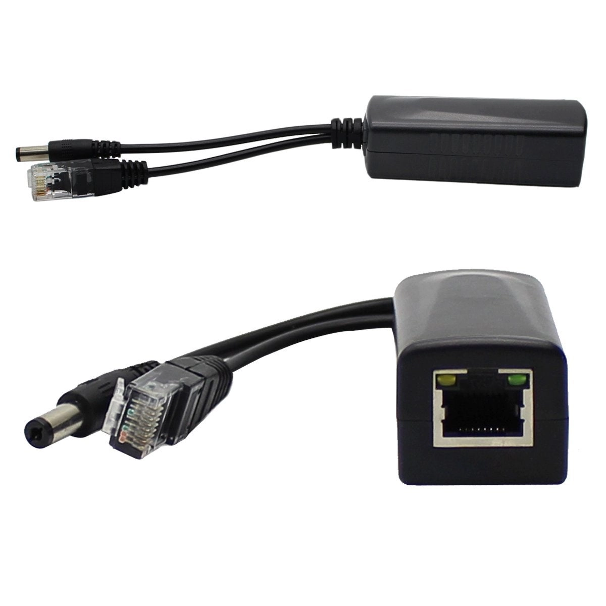 PoE Splitter Adapter - 48V to 12V IEEE 802.3af 10/100Mbps Pack