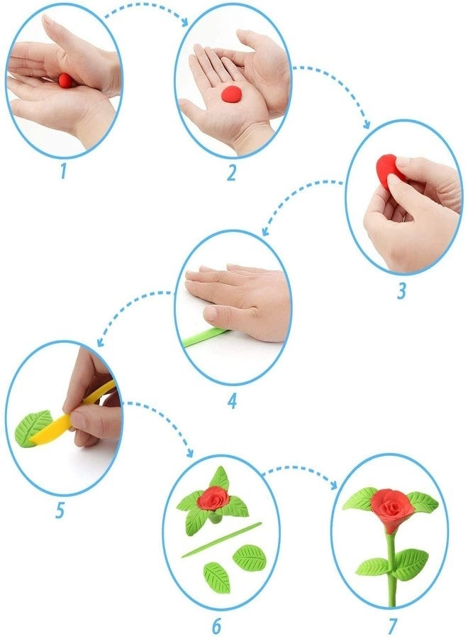 Air Dry Clay - 36 Colors 3 pcs.