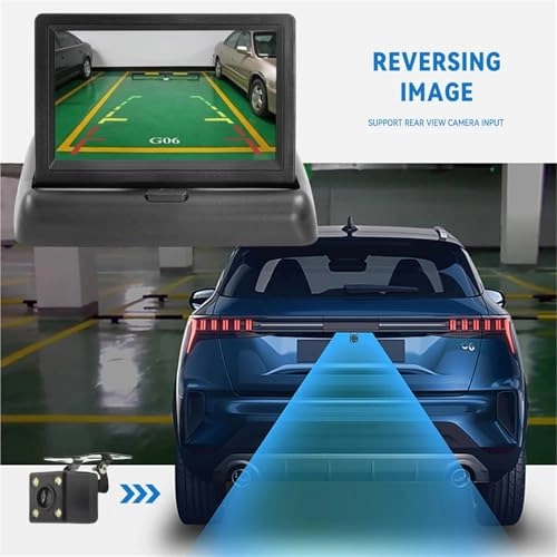 Car Folding Monitor Screen - 4.3 Inch