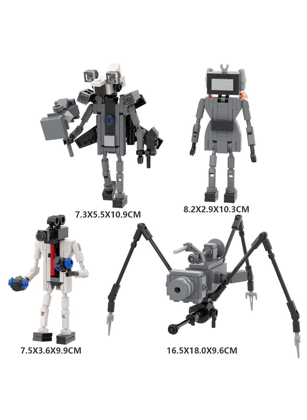 Bluejw Skibidi Toilet Man - 329 pcs
