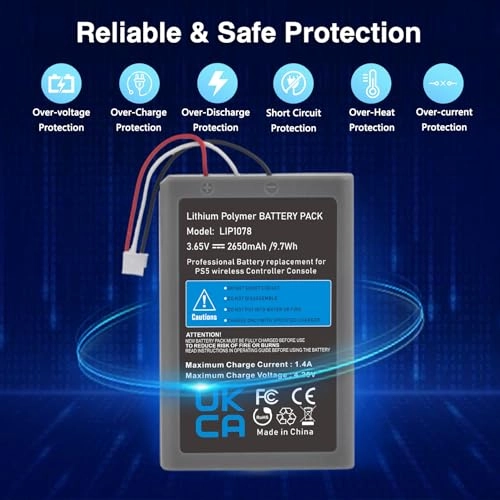 PS5 Controller Battery - Wireless Sony Playstation 5 PS5