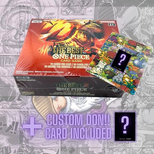 PRB02 - 20 Packs English + Custom DON!! Card - Handmade Limited Edition