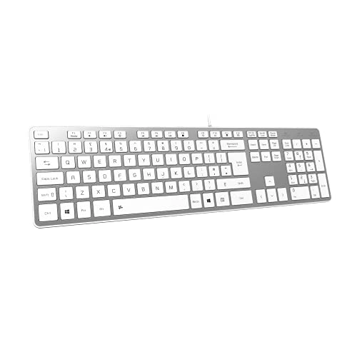 Slim USB Wired Keyboard - UK Wired