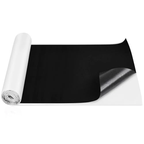 Nuanchu Underfelt Carpet - 22 Sq ft 16 x 195 in Black Self Adhesive Back