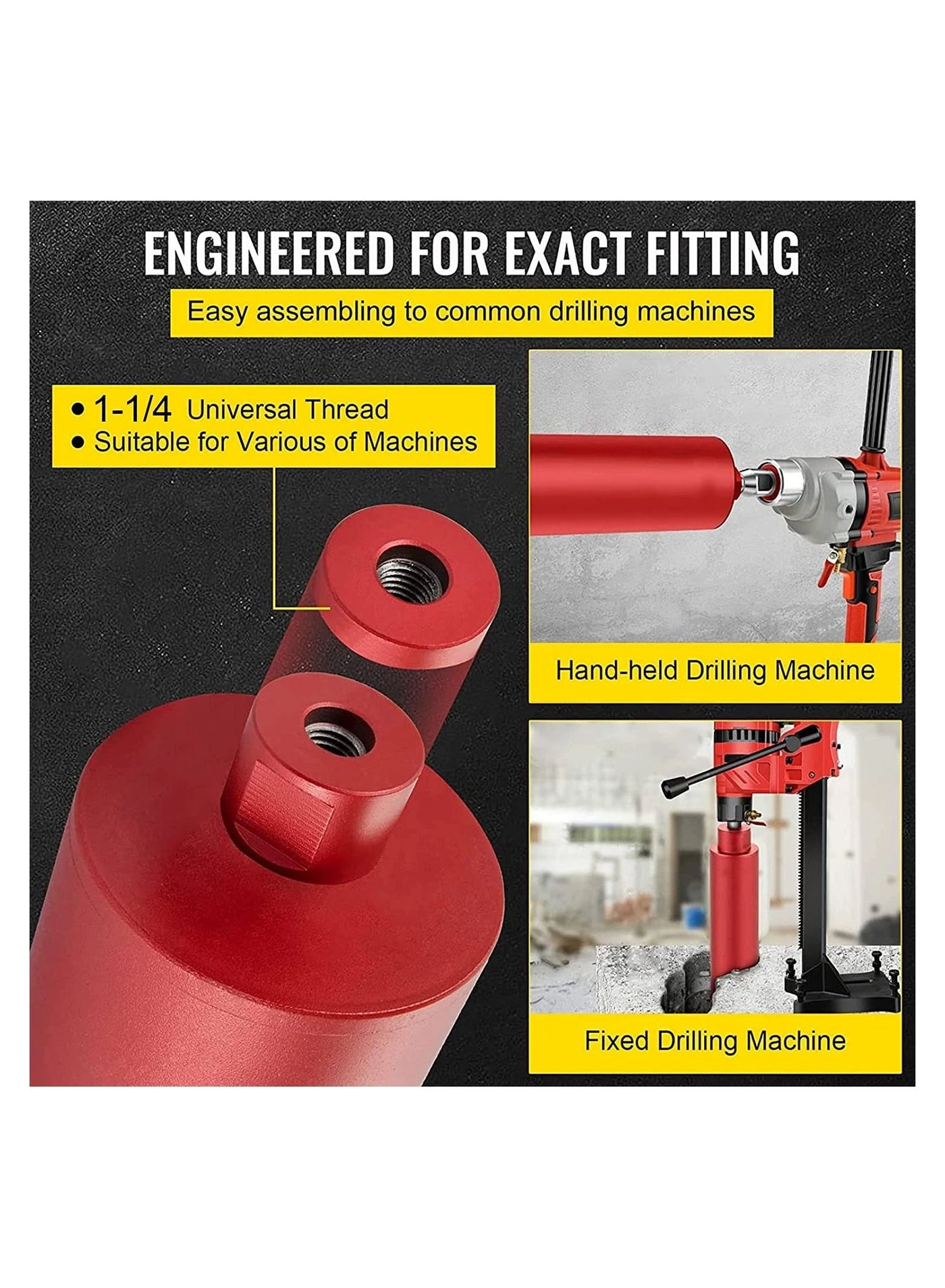 Diamond Core Drill Bit - Carbon Steel 1 76 mm