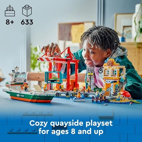 LEGO City Seaside Harbour with Cargo Ship (60422)