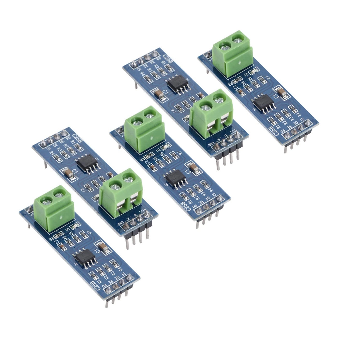 TTL to RS-485 Converter Module - 5PCS Industrial Serial Communication