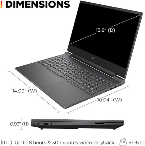 Victus 15 - 15.6'' Ryzen 5 7535HS 8GB DDR5 512GB SSD