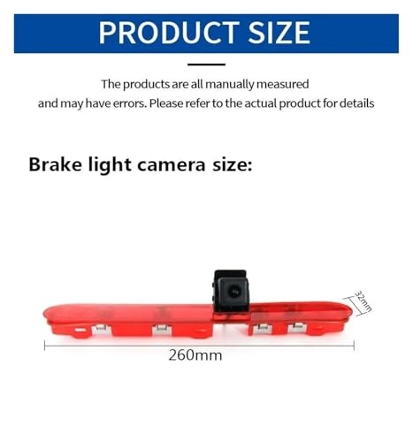 Rear View Camera Fisheye - Night vision Wired 1080P