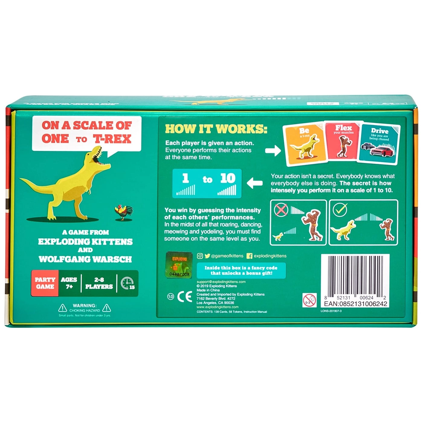 On a Scale of One to T-Rex - Acting Card Game