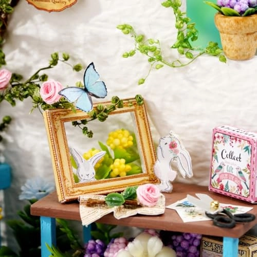 DIY Miniature House Kit - Corner Garden 1:24 Scale