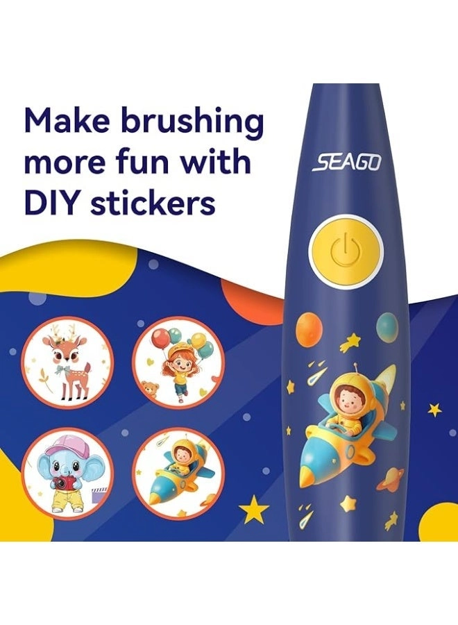 SG-2159 - 8 Soft Toothbrush Heads LED Light 2-Minute Timer