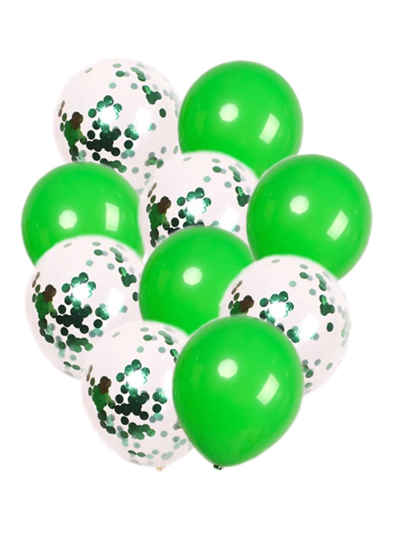 Party Time Trading LLC Confetti Balloon - 10-Piece Christmas/Party