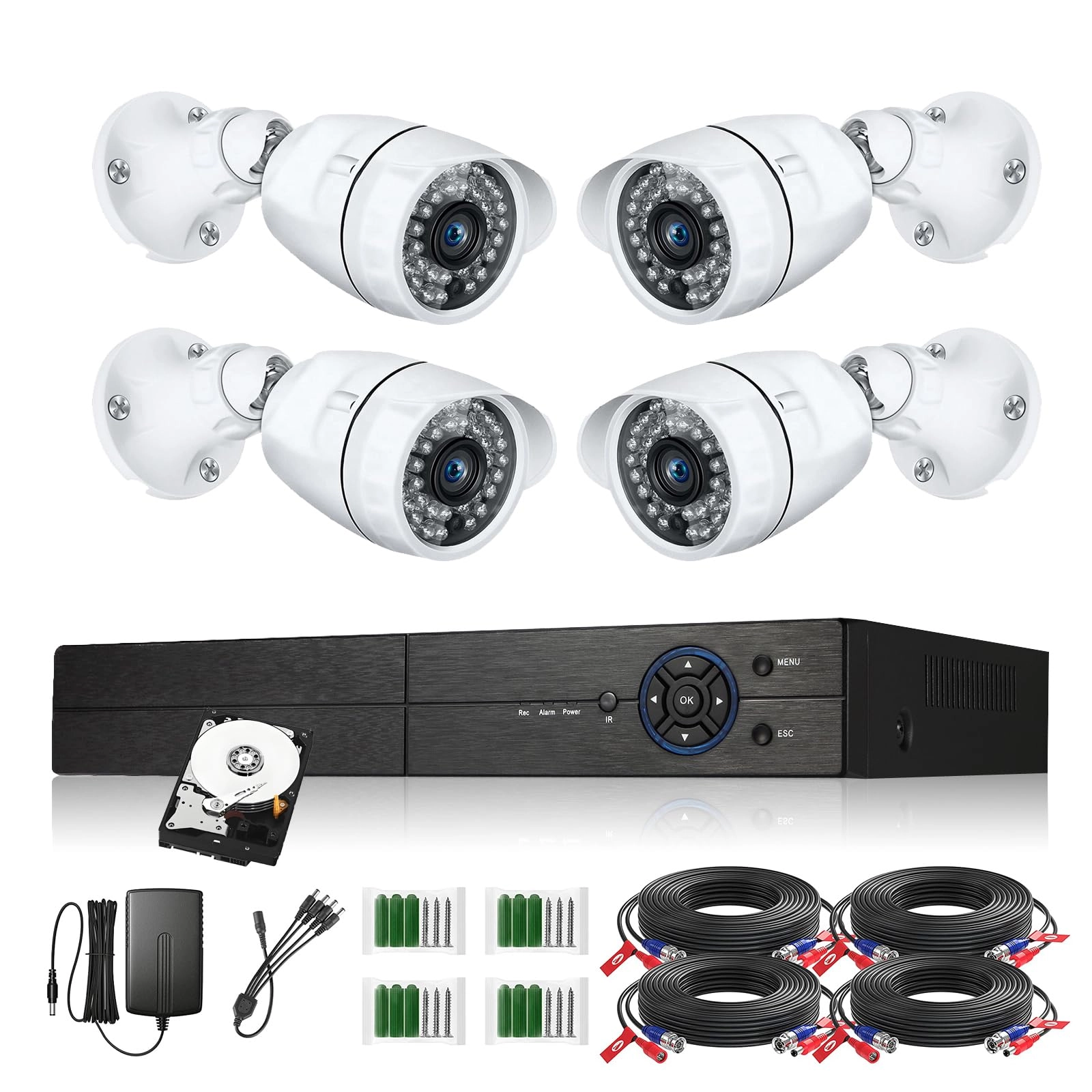 EVERSECU AHD-K4200MP-1TB - 500GB 4 channels