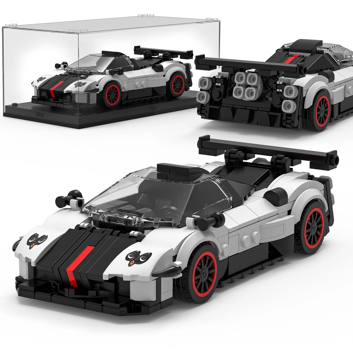 Speed Champion Technik Car Building Set (27093) - Display Case MOC