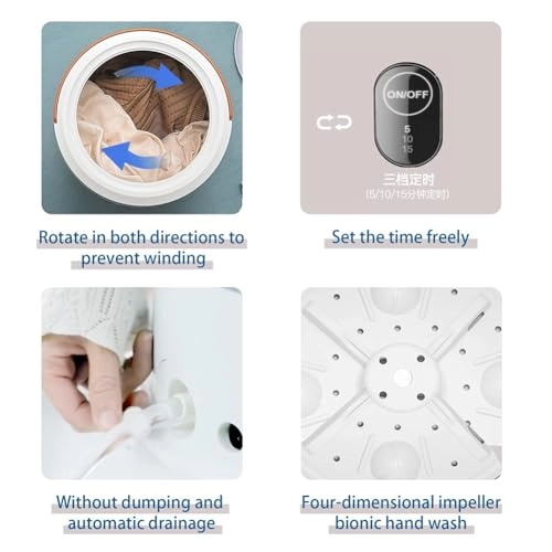 Mini folding washing machine