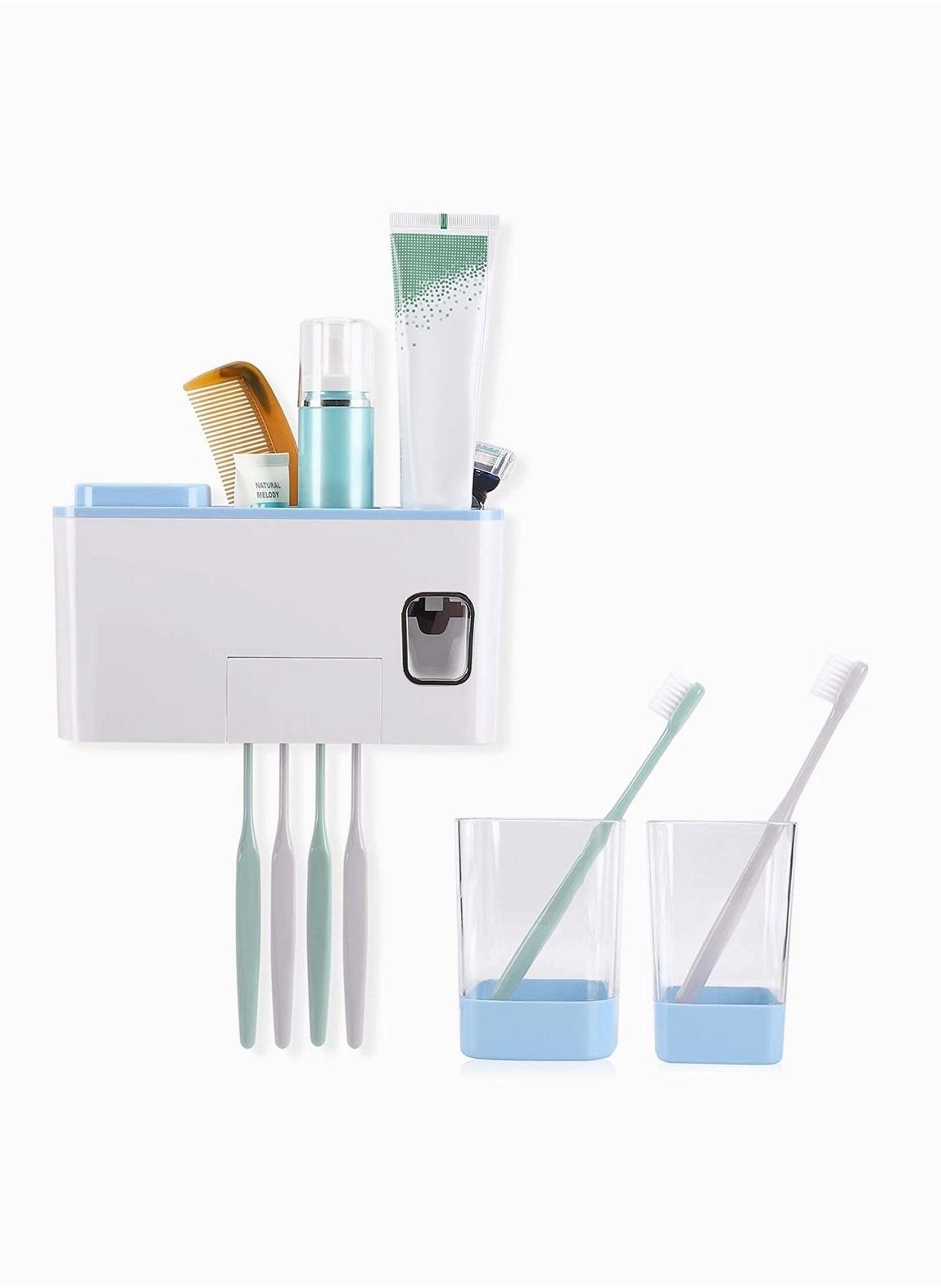 Toothbrush Holder - 4 Wall Mounted