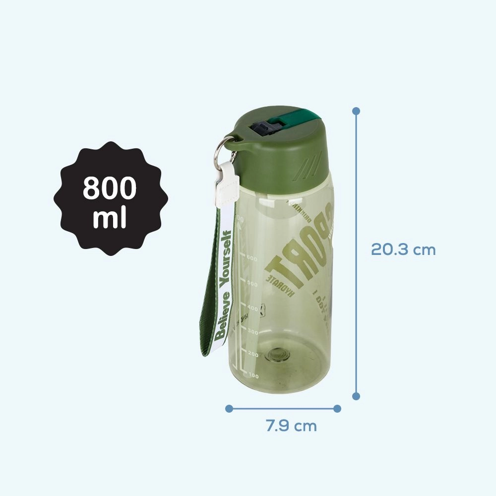 Water Bottle - Grab String - 800 ml