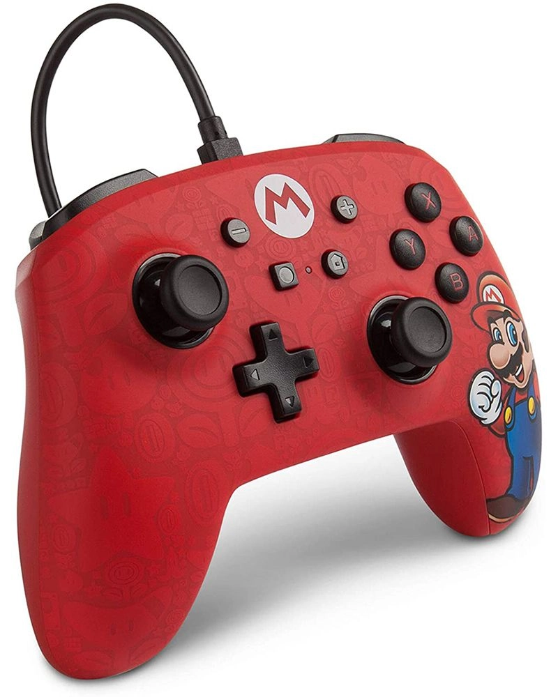 Nintendo Switch Enhanced Speedster Mario Controller Red