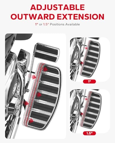 Driver Floorboard Extensions - Harley Touring 2009-2024