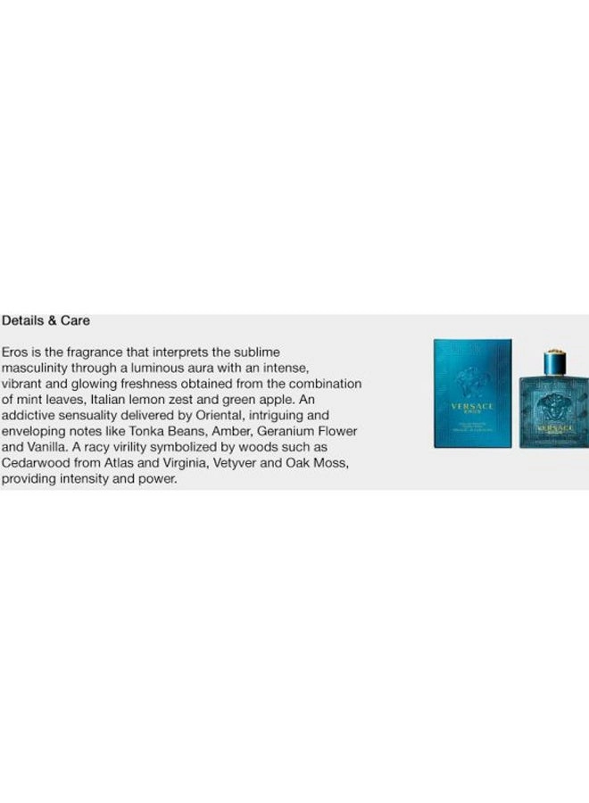 Eros Eau de Toilette 100 ml Set