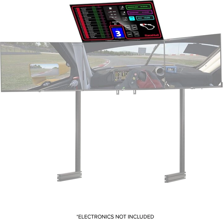 Elite Freestanding Monitor Stand Quad Add-On - Four Monitors