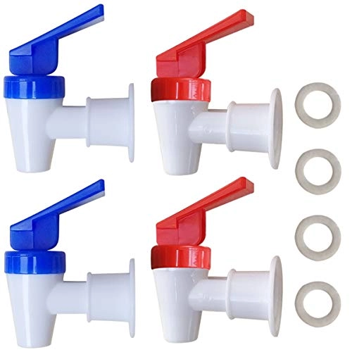 Qboyi Cooler Faucet - 4 pcs 2 Blue 2 Red Internal Thread Set