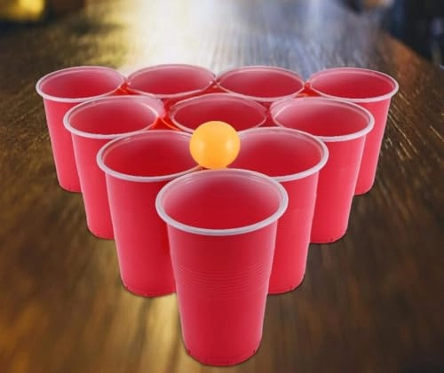 Beer Pong Cups and Balls Set - 17 years and up 12 piece(s)