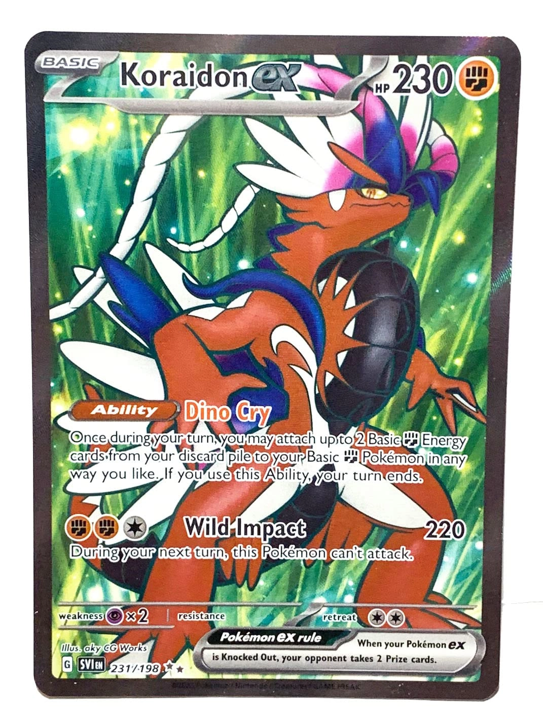 Pokémon Koraidon ex 231/198 - Scarlet & Violet