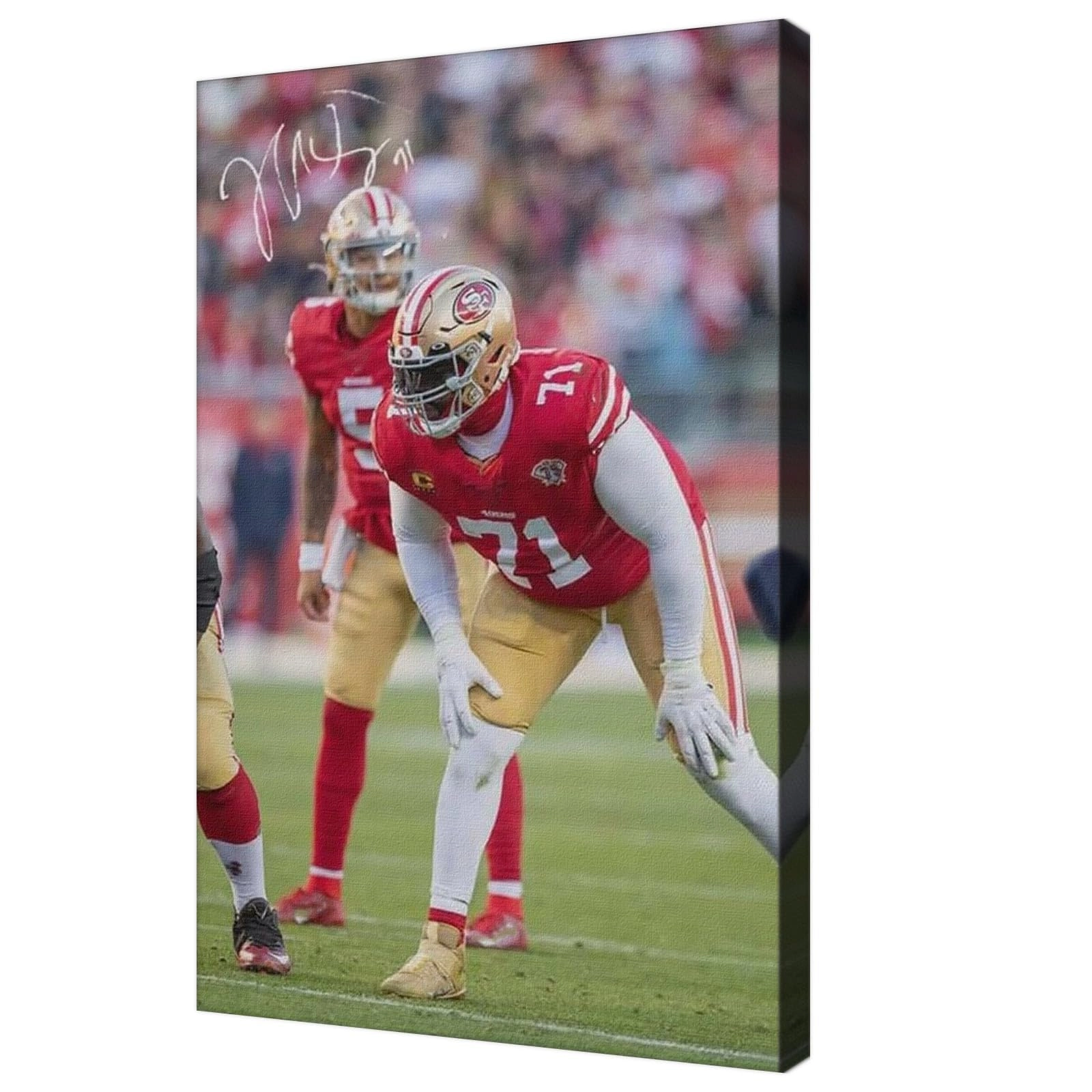 whzkcyh Trent Williams Poster - Canvas 11 x 14 in Framed
