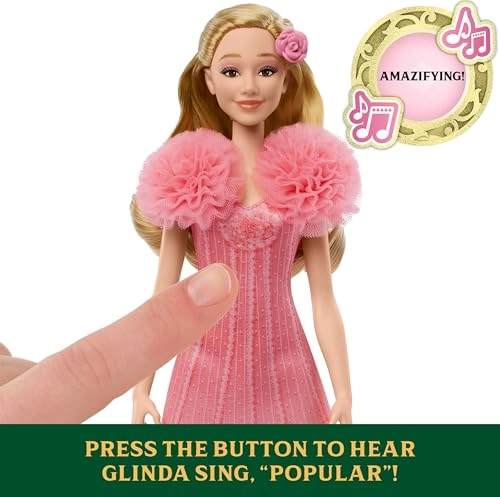 Glinda Fashion Doll - Singing 'Popular' Posable Ages 4+