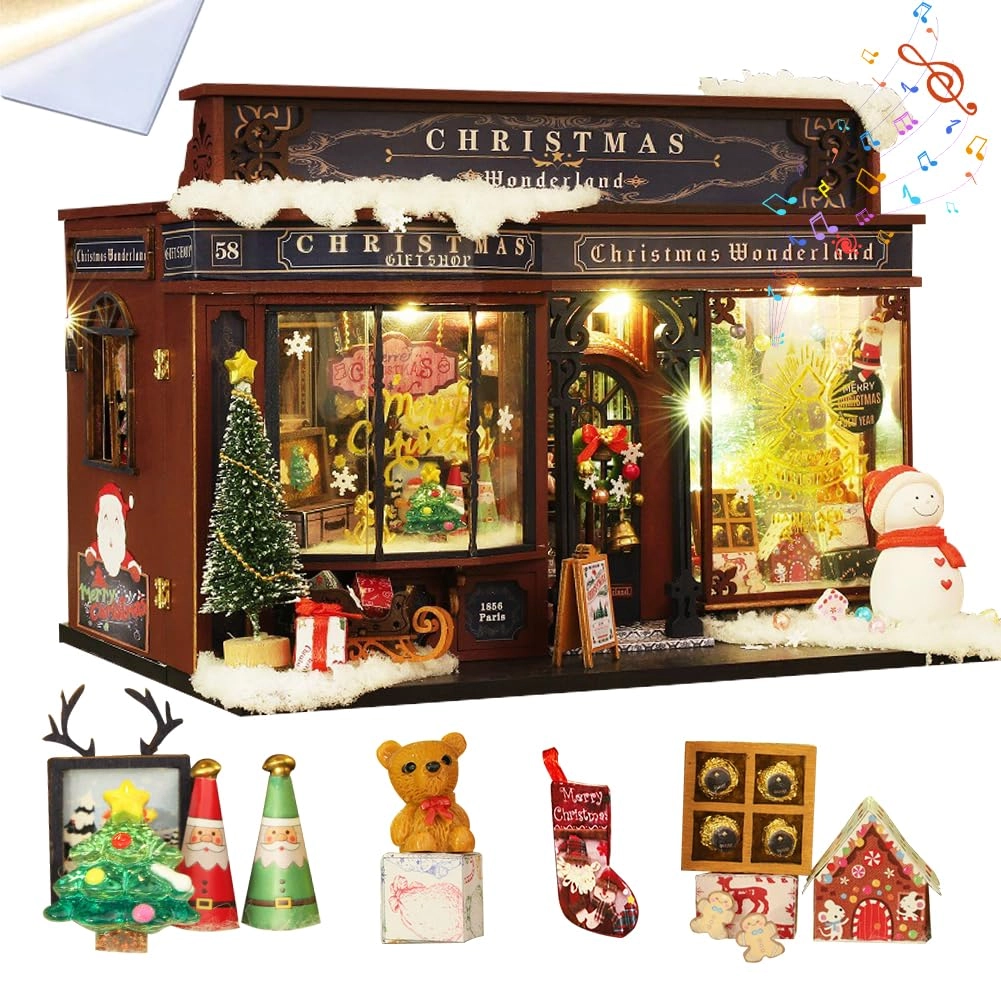 Miniature Wooden Dollhouse Furniture Kit - Creative Room 1:24