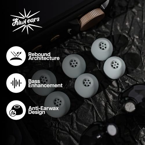 Kiwi Ears Flex Earbud Tips - 3 Pairs S/M/L