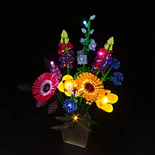 LED Light Kit - for Wildflower Bouquet 10313 USB Powered