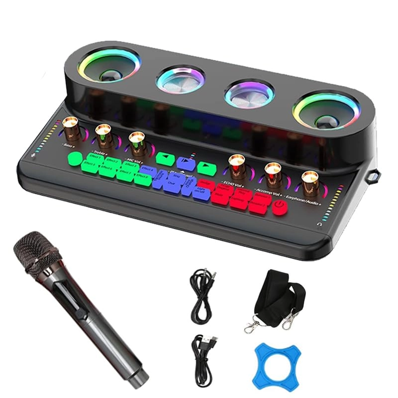 Cybersnc Karaoke Microphone Wireless System
