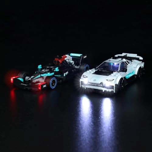 LED Lighting for Lego 76909 Mercedes-AMG F1 W12 E Performance - DIY Lighting Kit Battery Powered