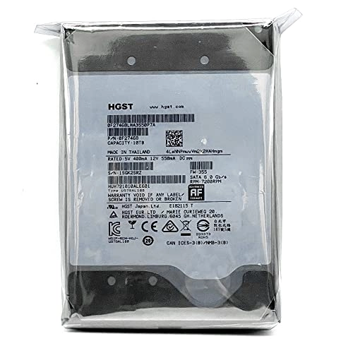 (Renewed) He10 3.5" 7200rpm 128MB SATA 6Gb/s (HUH721010ALE601-MDD) - 10TB
