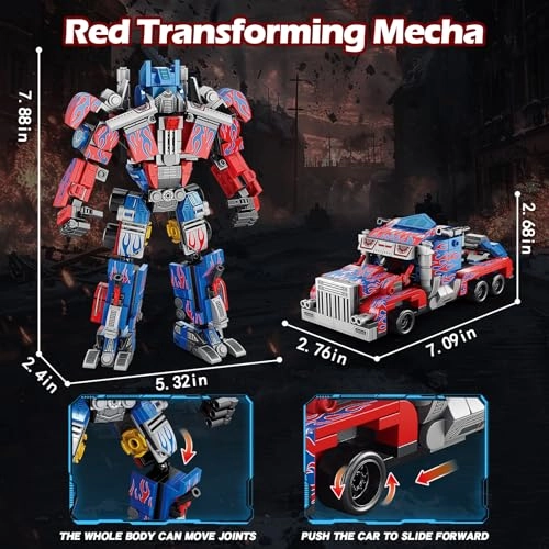 Transforming Building Set - 2in1 879 pcs