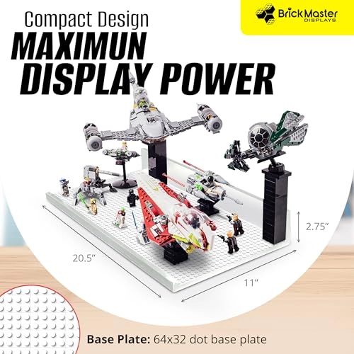 Building Brick Display Shelves - Wood Plastic