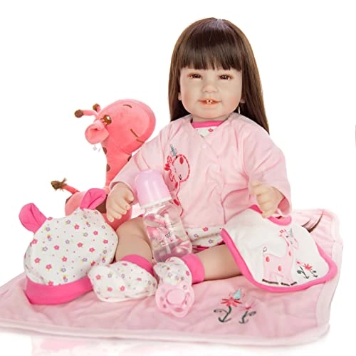 Reborn Baby Doll - 55cm 22" Vinyl Cotton Body