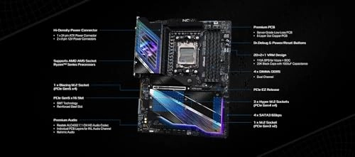 X870E Nova WiFi - ATX Socket AM5