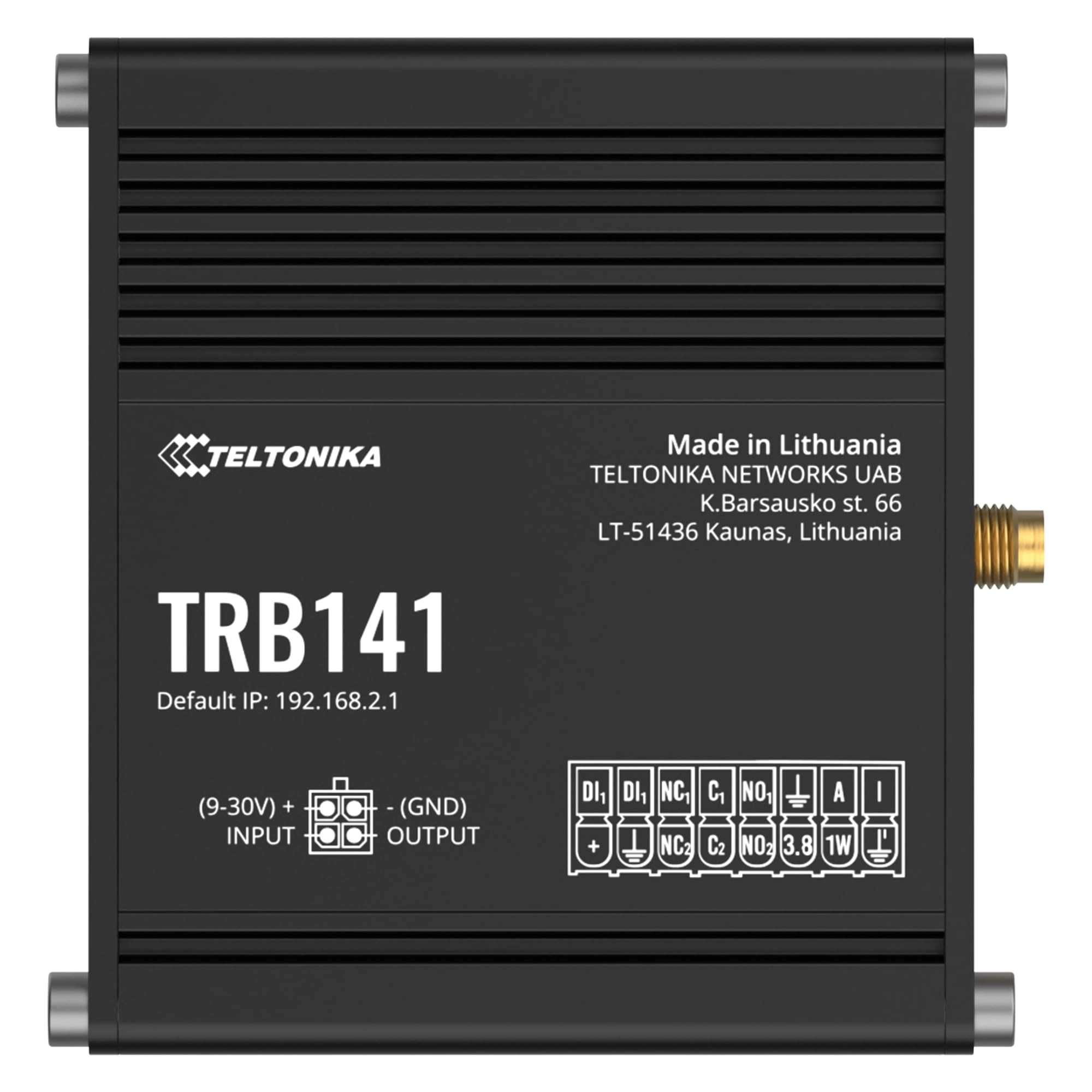 Teltonika Networks TRB141 - 4G (LTE) – Cat 1 up to 10 Mbps, 3G – Up to 42 Mbps, 2G – Up to 236.8 kbps 802.11ac