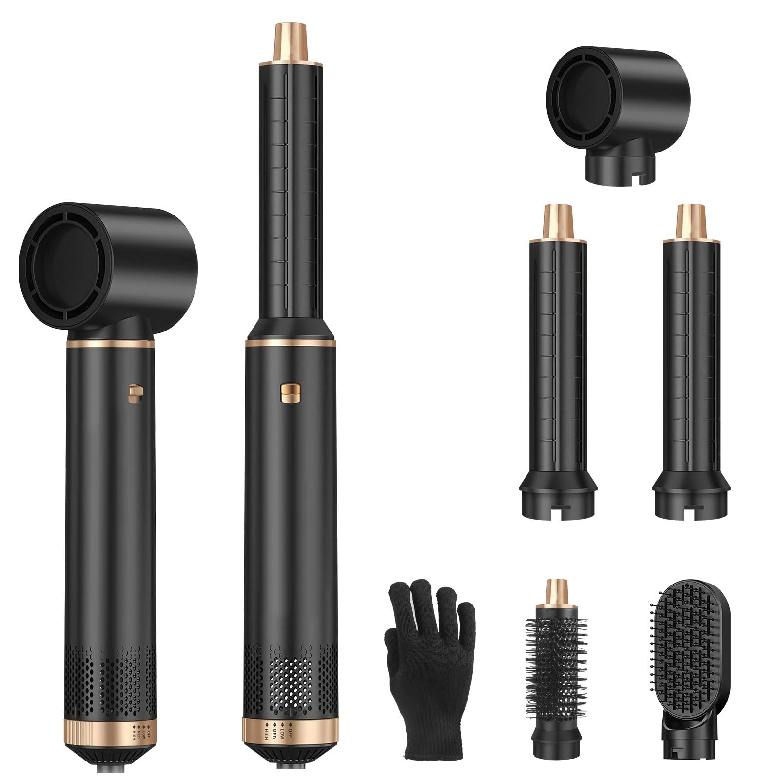 Sendowtek Hot Air Styler Brush Set - 5 in 1 800W 3 Level