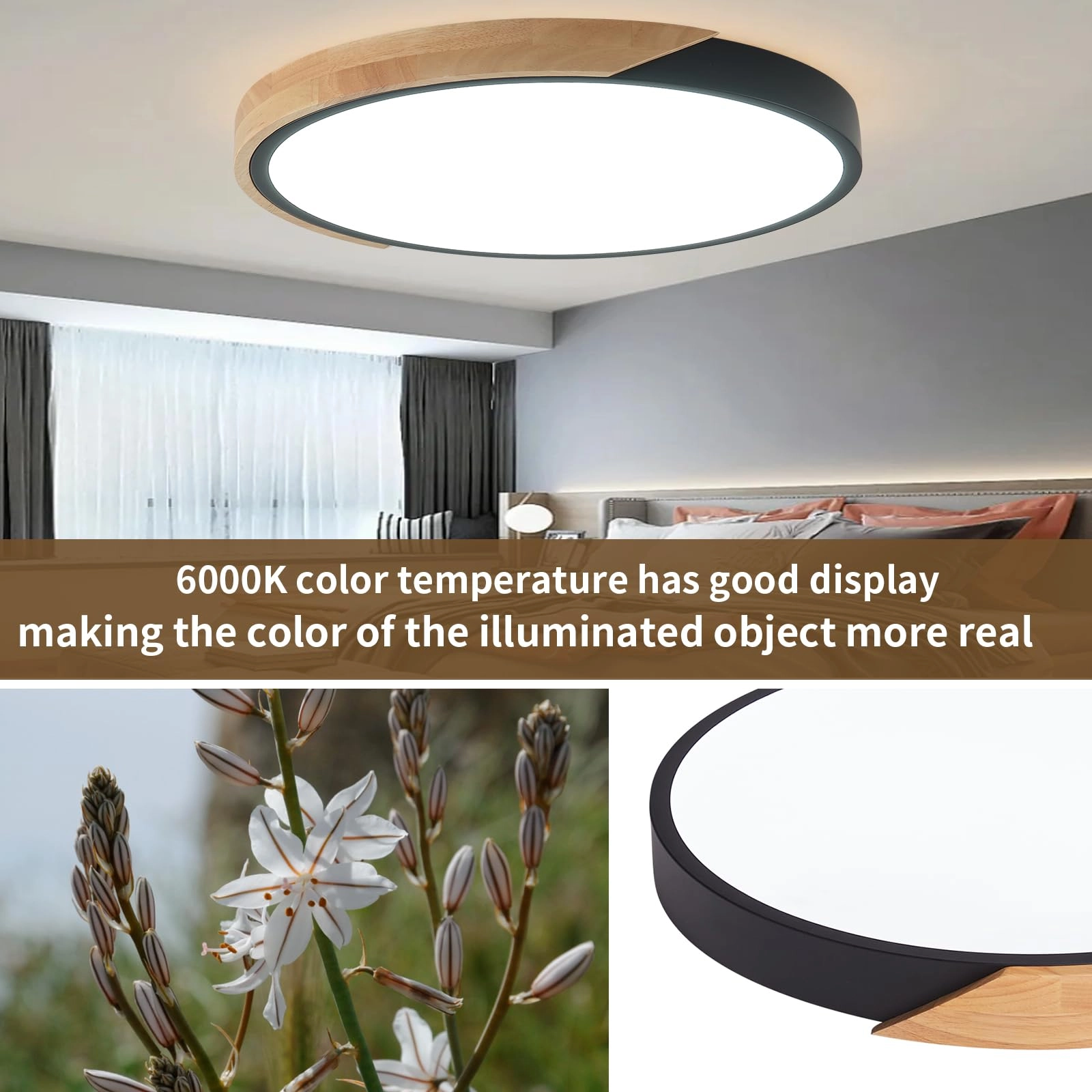 24W Led Ceiling Light - 6000K no dimming