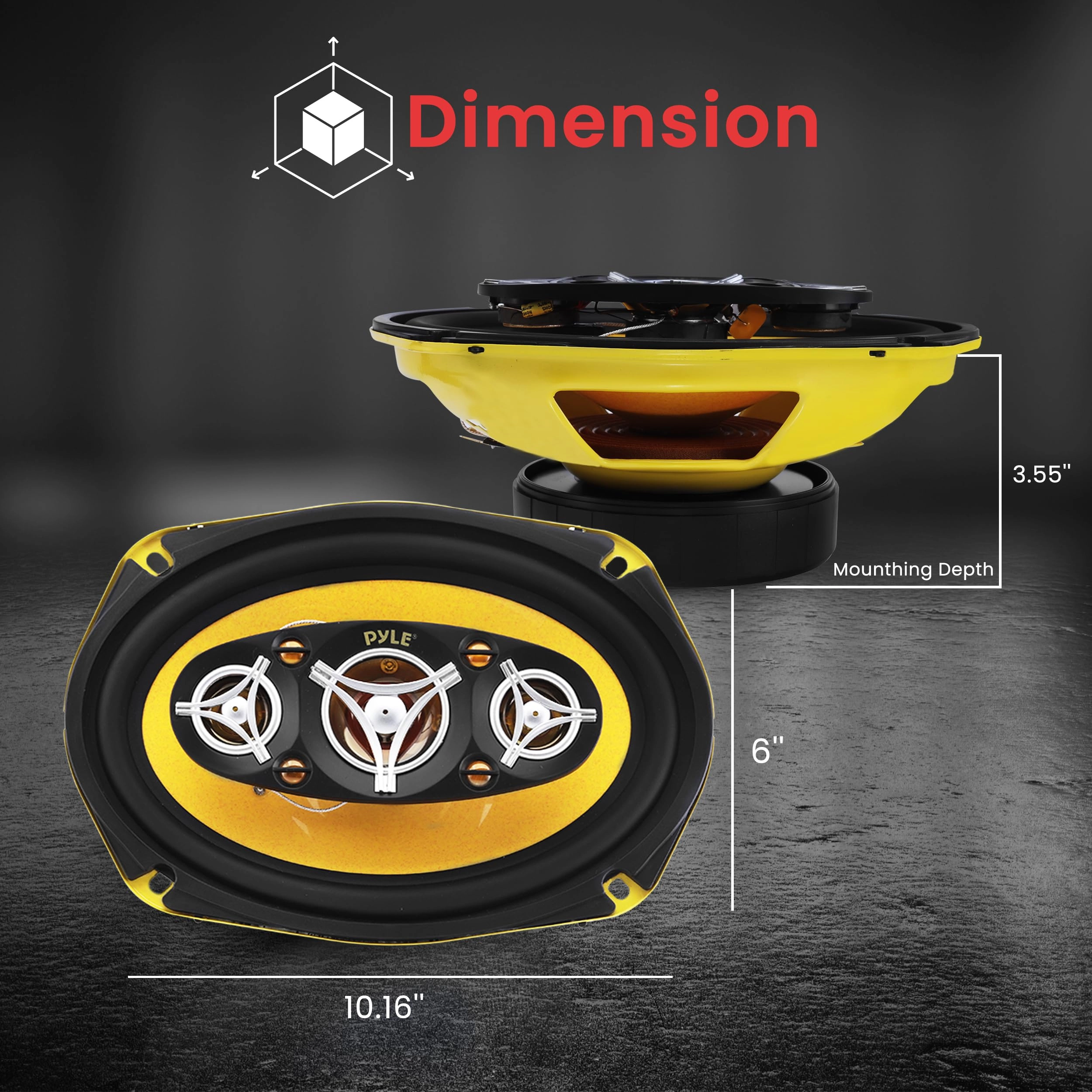 Eight Way Speaker System - 6 x 9 Inch
