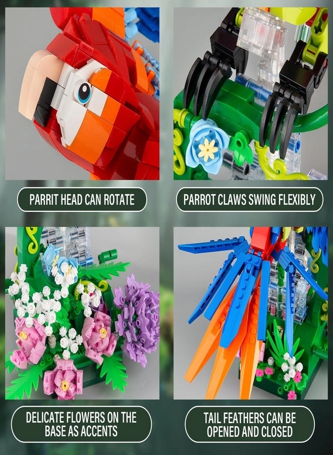 Parrot Floral Building Set
