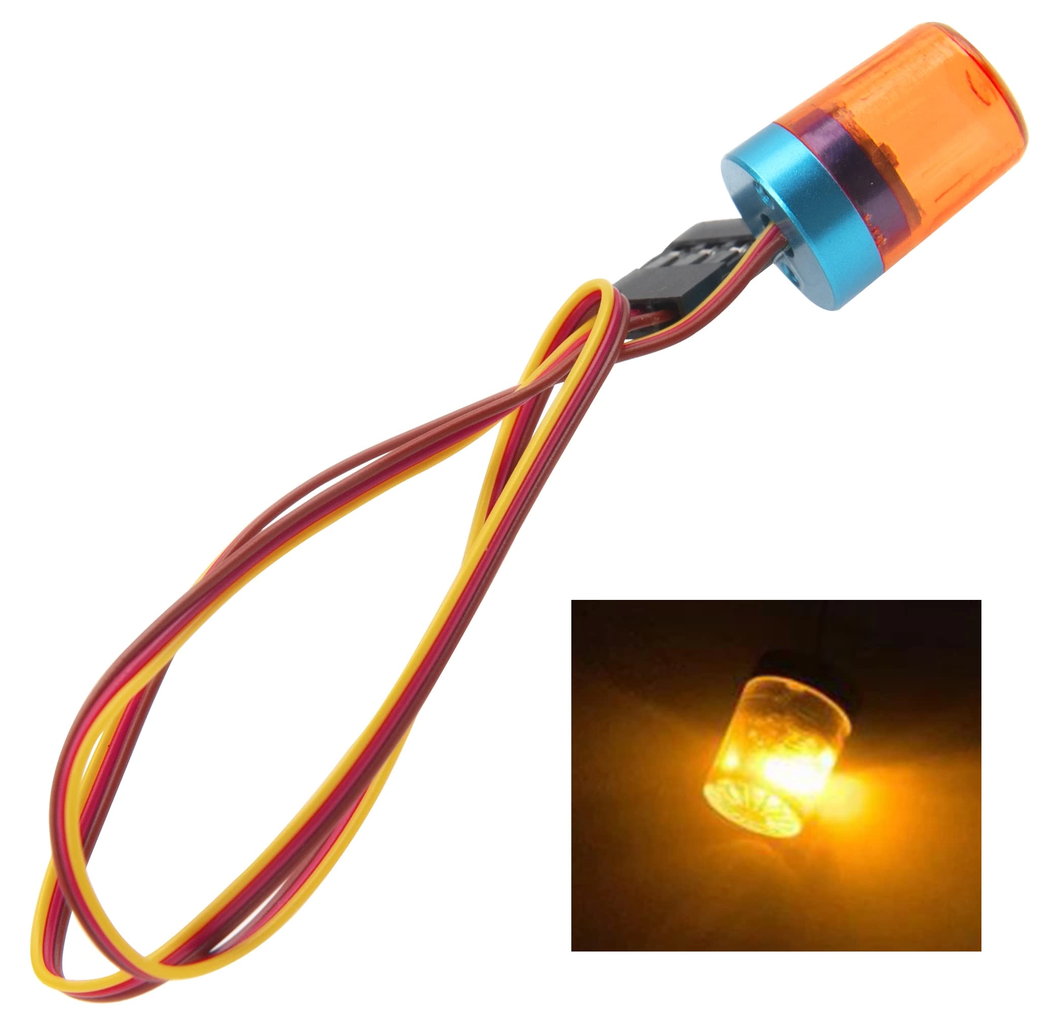 Rotating Beacon Light - Orange 2-Pack